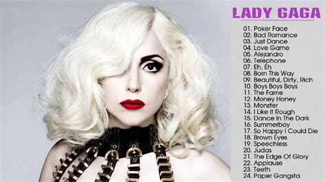 lady gaga songs by year